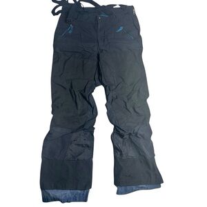 Vintage 90s Patagonia Ski Snow‎ Bib Pants Suspenders Black Size 36 Mountain